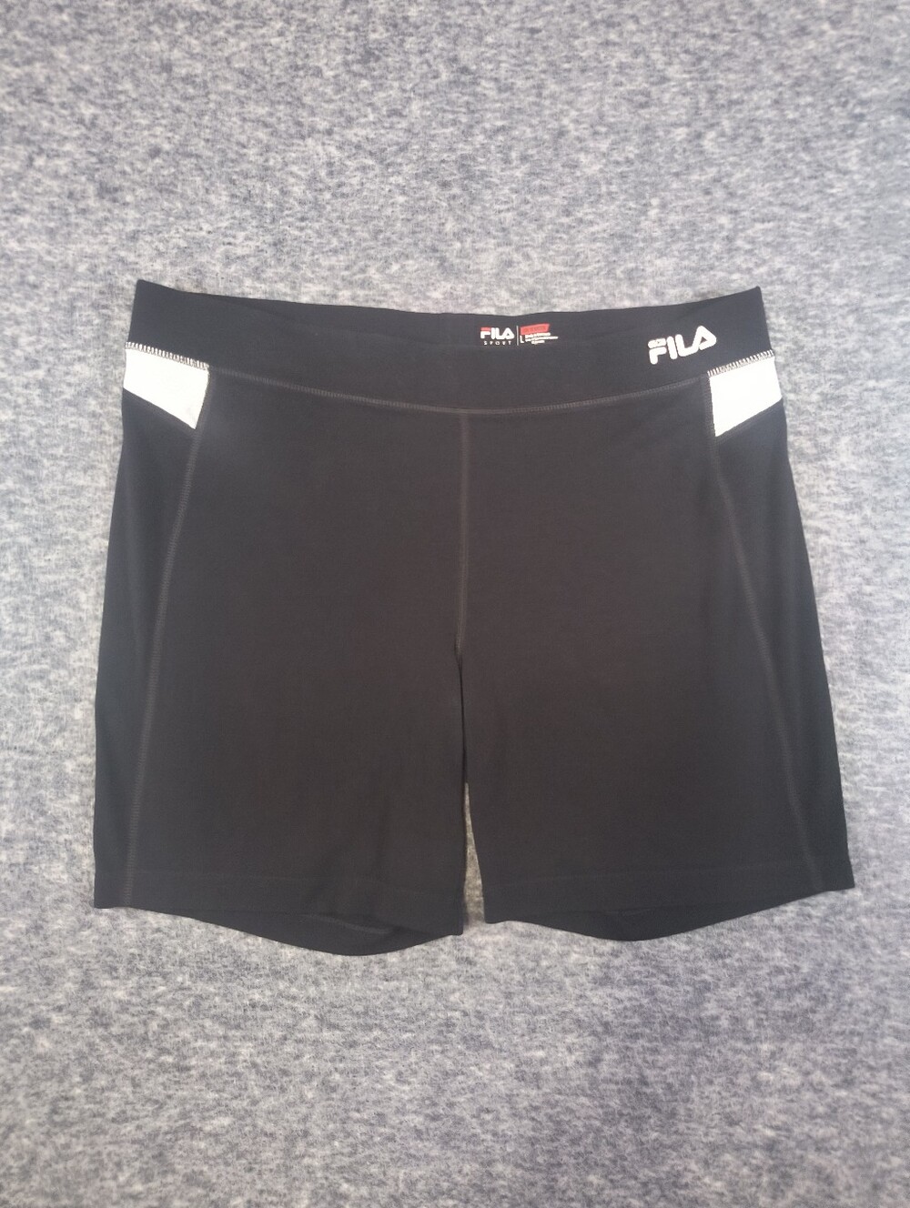 FILA Live in Motion bike shorts, black, women's large
